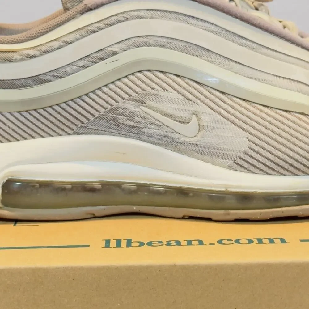 Nike Air Max 97 Ultra 17 Mens Size 8.5 Sepia Stone Gray Running Shoes Sneakers